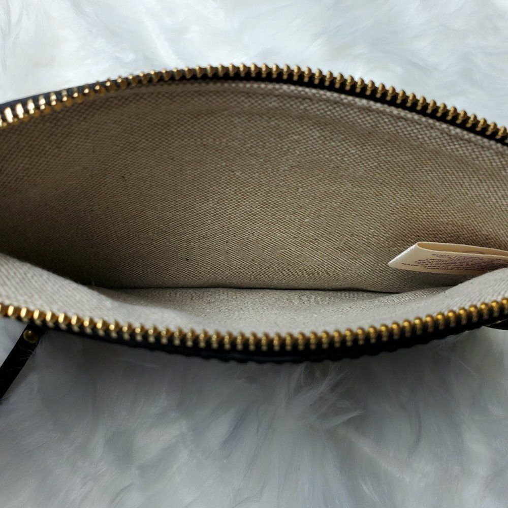 Etienne Aigner Black Leather Clutch and Card Holder NWOT - Picture 6 of 13